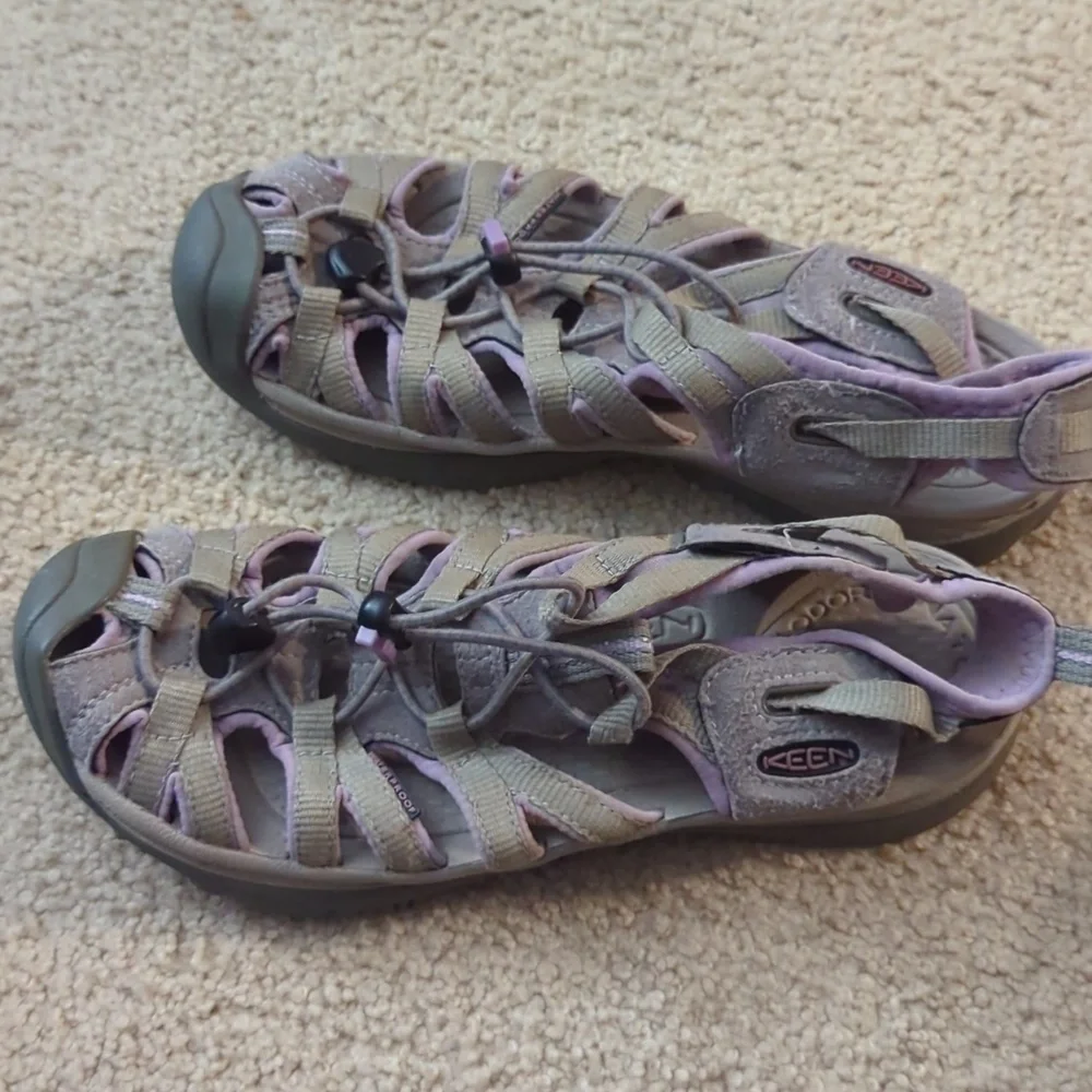 Keen Whisper Outdoor Sport Sandal Size US 7.5 Purple Waterproof Strappy - Picture 4 of 11